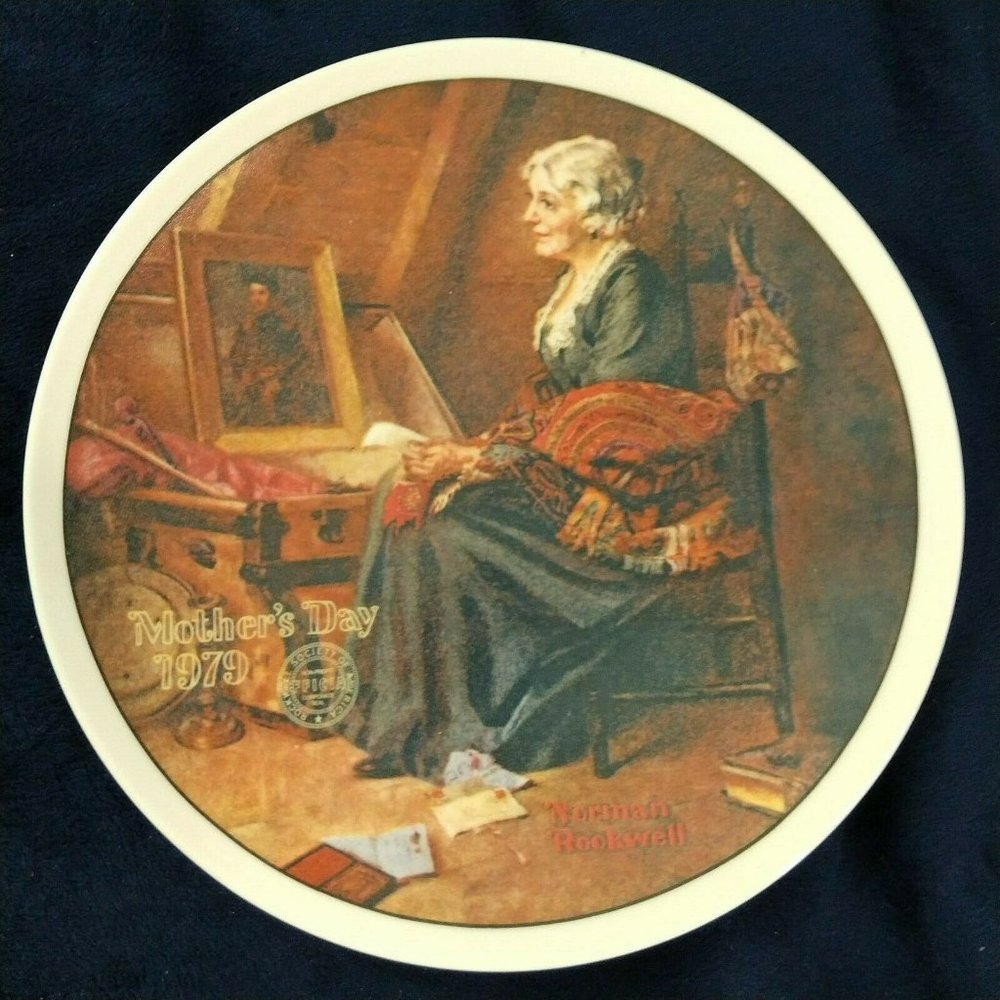 Mother's Day 1979 Collectors Plate Norman Rockwell